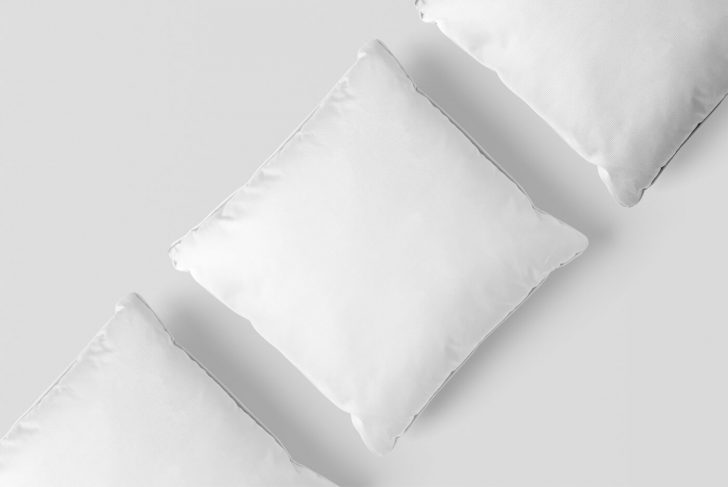 Free Pillow PSD Mockup in Top view - PsFiles