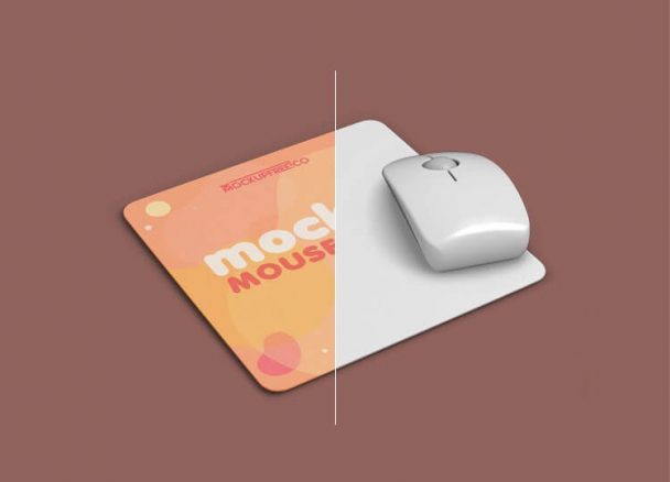 Three Mouse Pad Set Mockups PSD - PsFiles