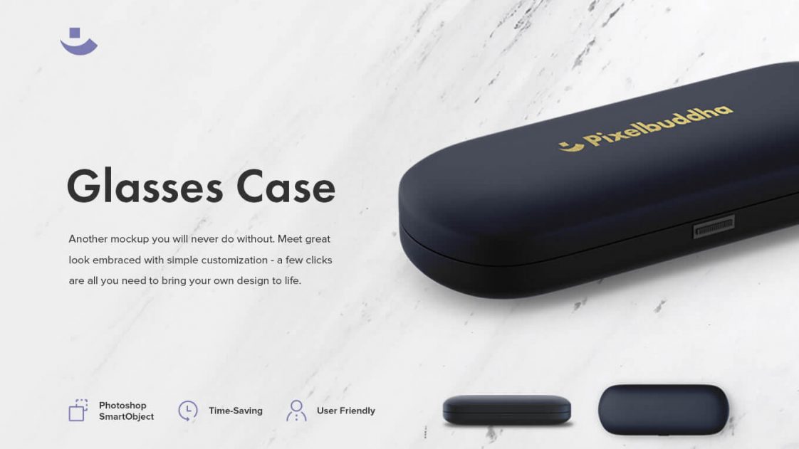 Top View of Open Glasses Case Mockup PSD PsFiles