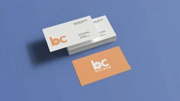 Simple Vintage Business Card Mockup