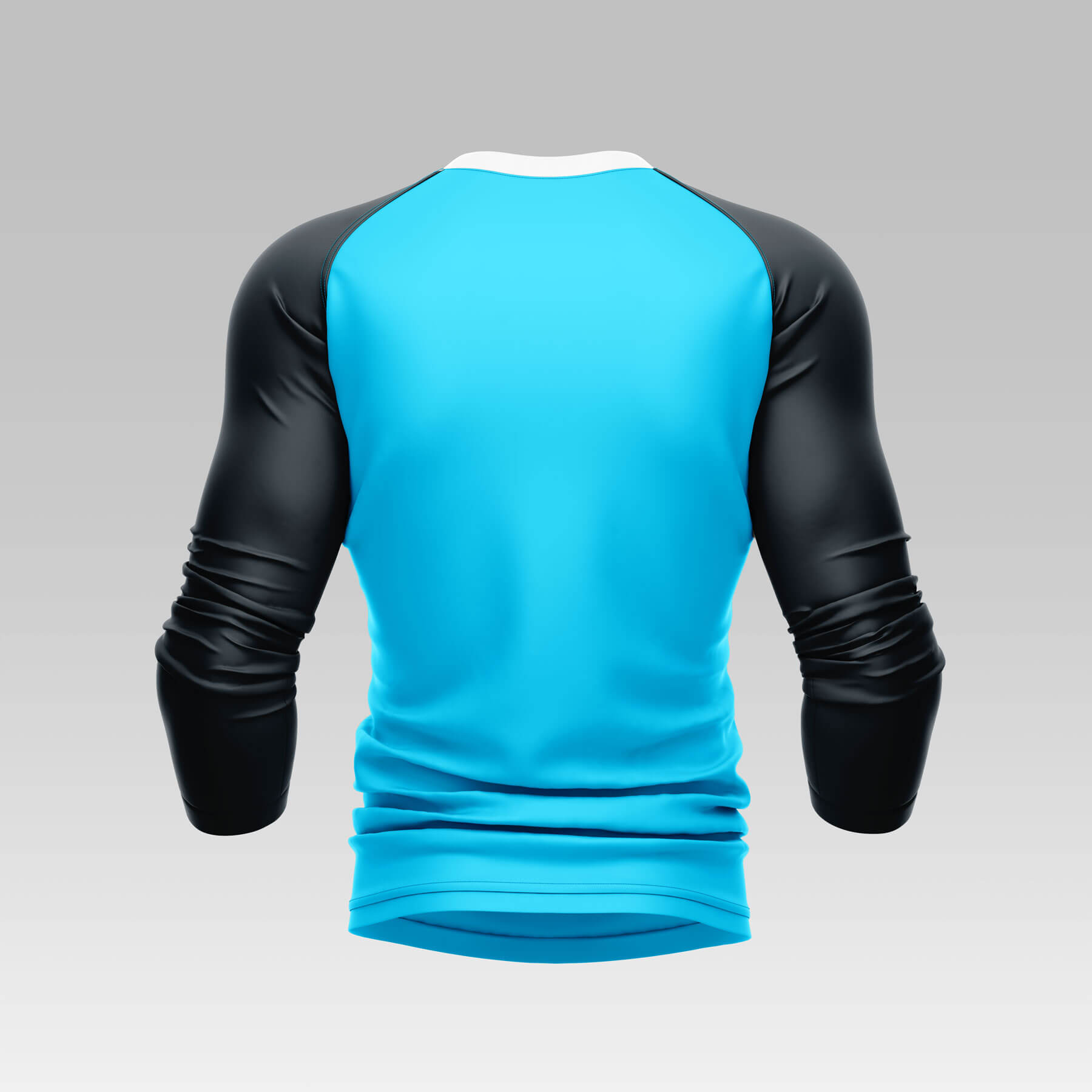 3 Men’s Stretch Long Sleeve Top Mockups in Various Views