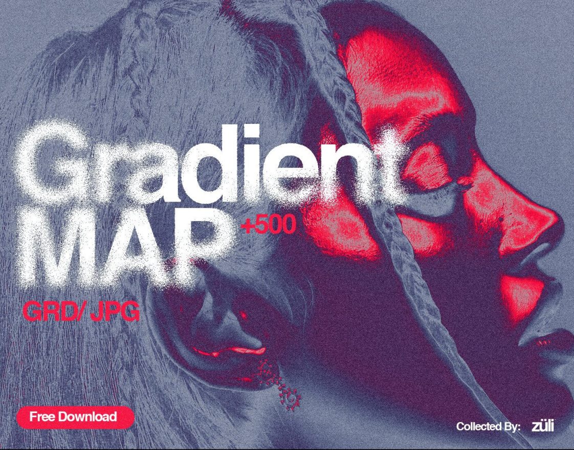 +500 Free Photoshop Gradient Maps - PsFiles