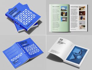 7 Free A5 Paper Back Vertical Book Mockup PSD Files