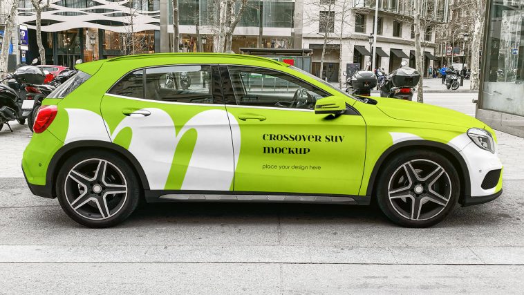 Crossover SUV – Free Mockup PSD