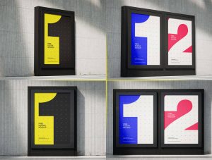 Free Framed Citylight Posters Mockup PSD Set