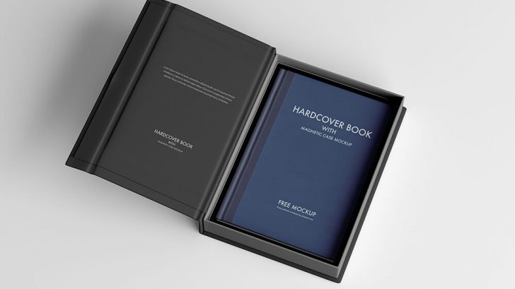Free Hardcover Book Mockups 3 PSD set - PsFiles
