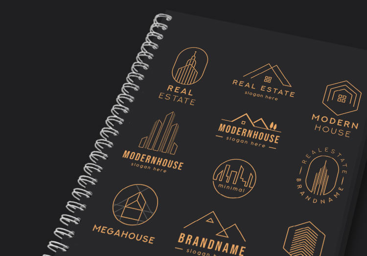 Free Real Estate Logo set Template in PSD + Vector (.ai+.eps)