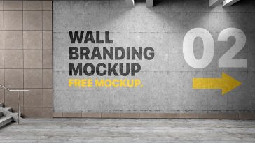 Free Wall Branding Mockup