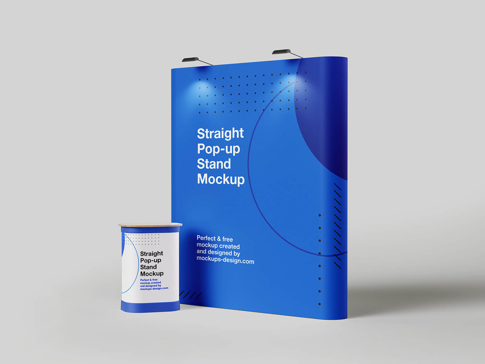 Free Exhibition Pop-Up Display Stand Mockup PSD Files