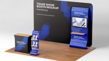 Free Trade Show Booth Mockup