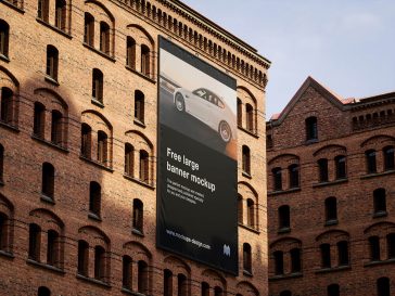 Free Large Banner Mockup