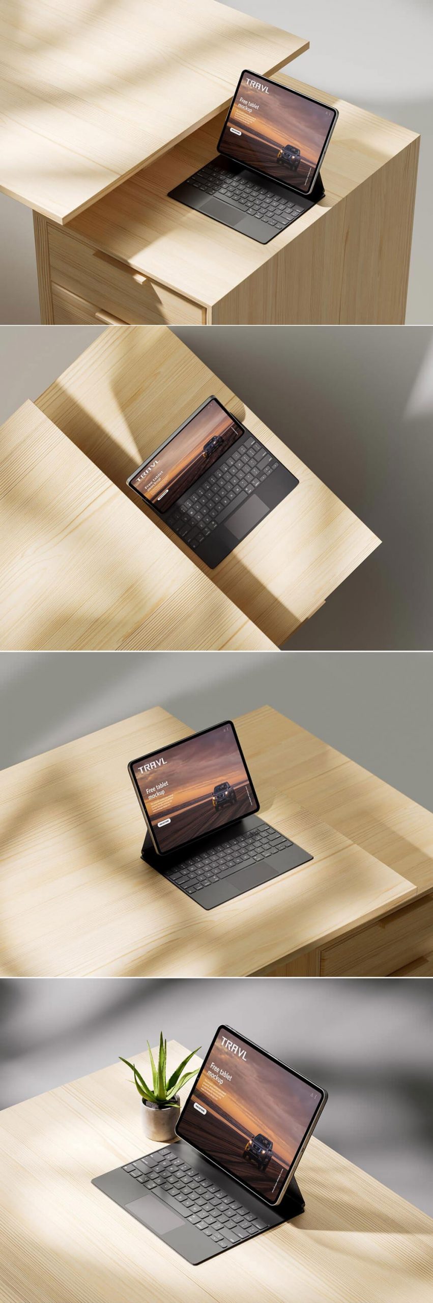 Keyboard Case iPad Pro Mockup