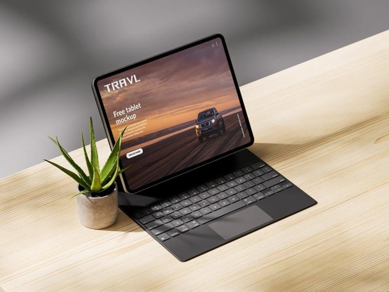 Keyboard Case iPad Pro Mockup