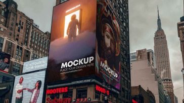 Madison Square Garden Billboard Mockup