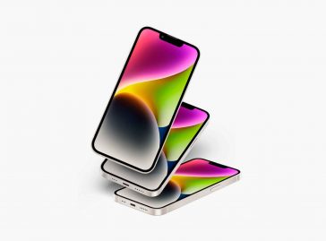 Free Phone 14 Mockup PSD