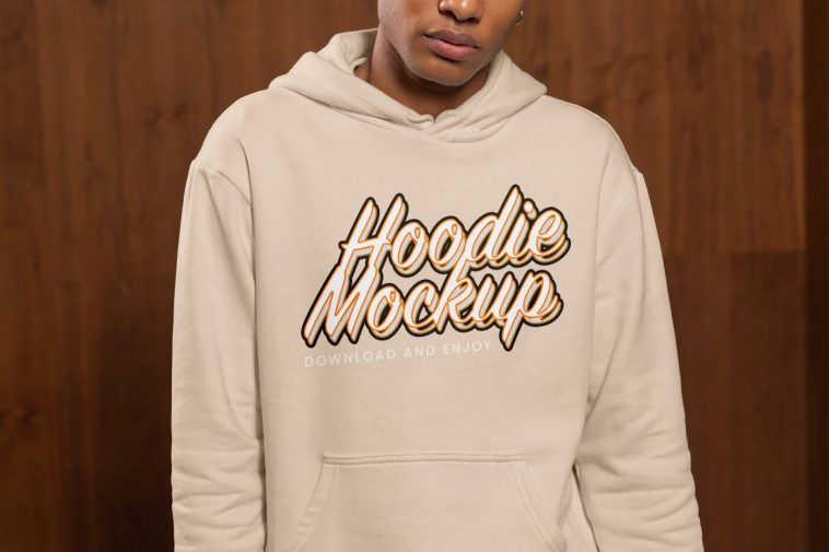 Free Front Hoodie Mockup