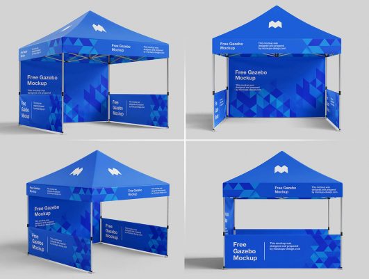 Free Gazebo Mockups PSD set - PsFiles