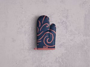Free Oven Glove Kitchen Mitt Mockup PSD