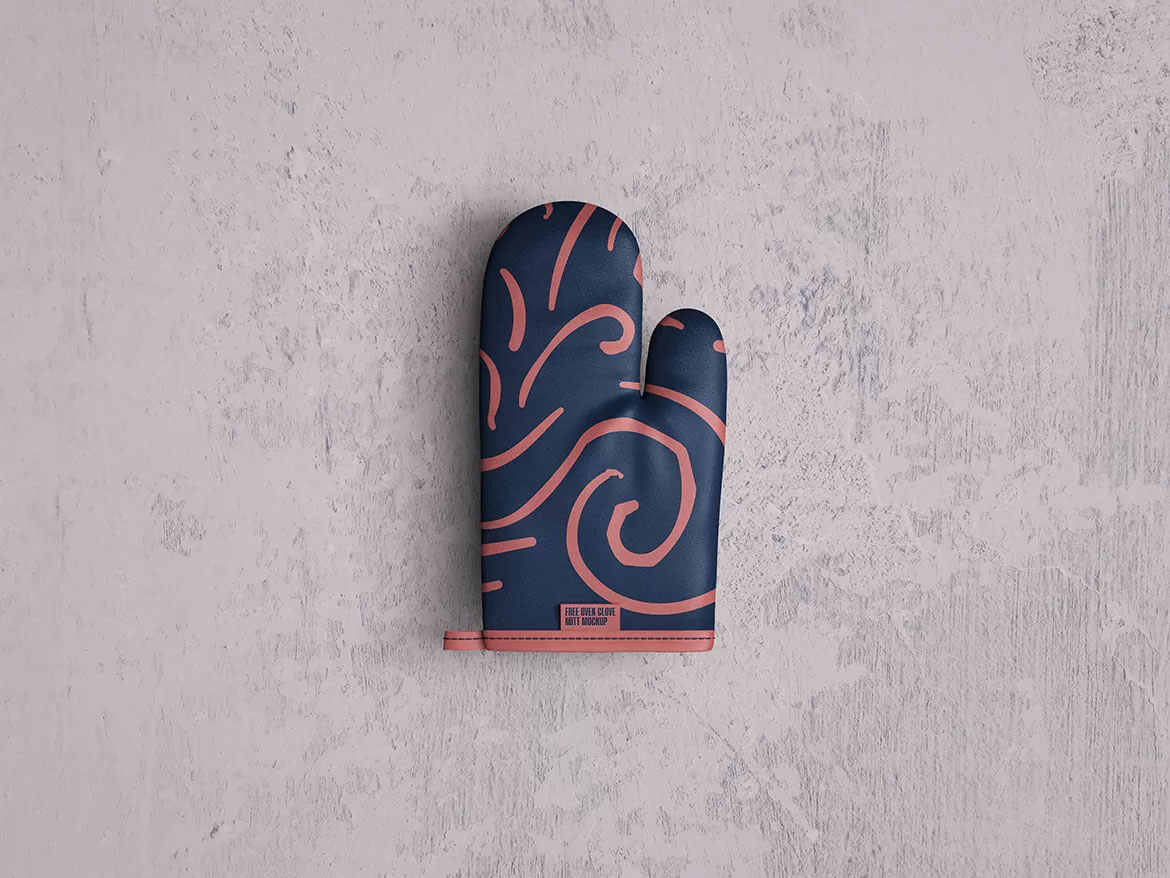 Free Oven Glove Kitchen Mitt Mockup PSD PsFiles