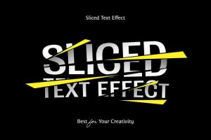 Sliced Text Effect