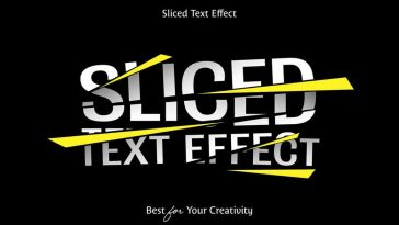Sliced Text Effect
