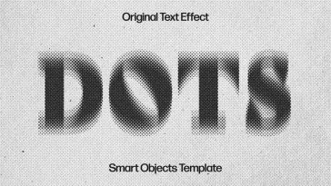 Blurred Dots Text Effect