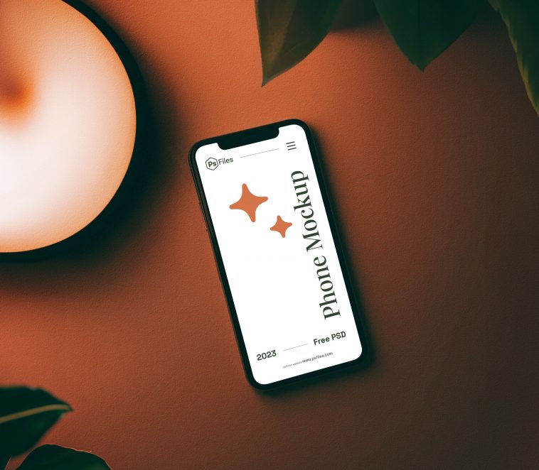 Free iPhone Screen Mockup PSD