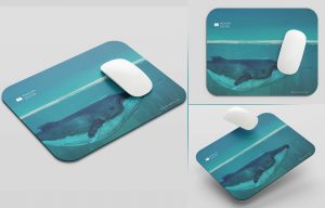 3 Free Rounded Rectangle Mousepad Mockup PSD Files