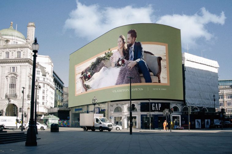 Free Leicester Square, London, UK Billboard Mockup PSD
