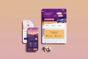 Free iPad Pro & iPhone 15 UI Mockup PSD