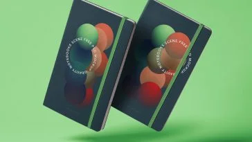 Gravity Falling Notebook Mockup