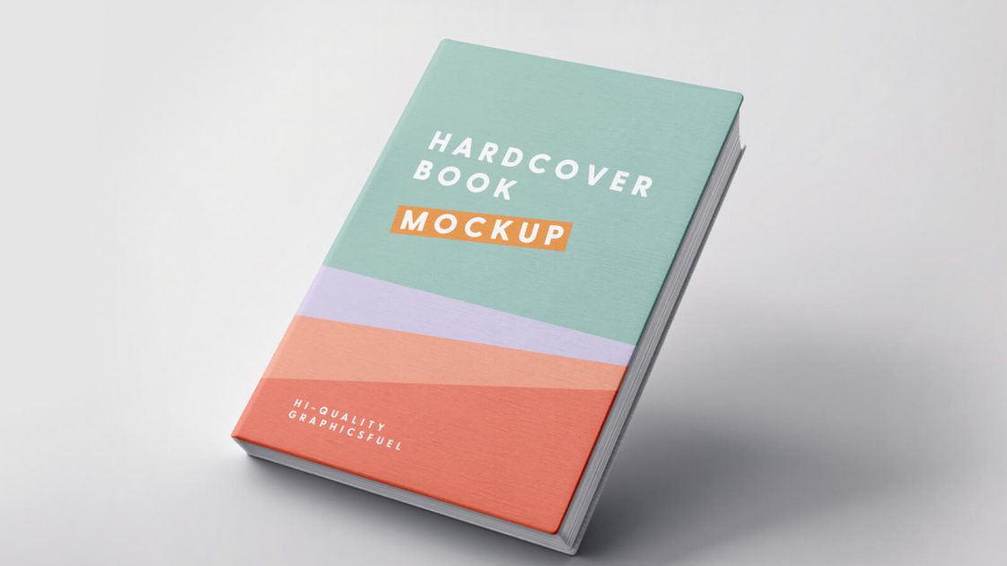 Free Premium Quality Open Hardcover Book Mockup - PsFiles