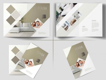 7 A4 Bifold Brochure Mockups
