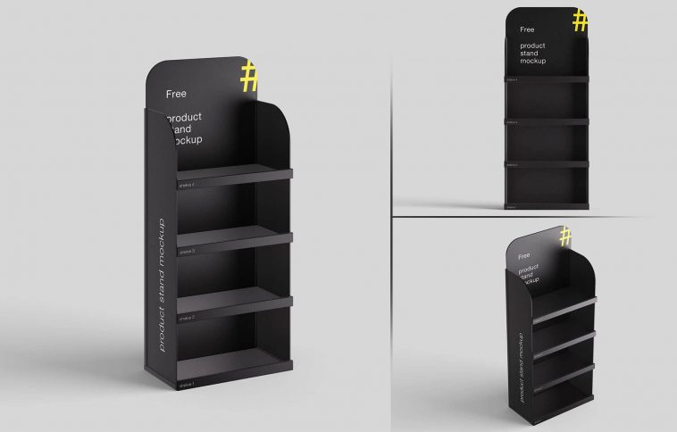 Free Products Stand Mockup