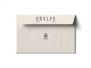 Half Open Envelope Mockup