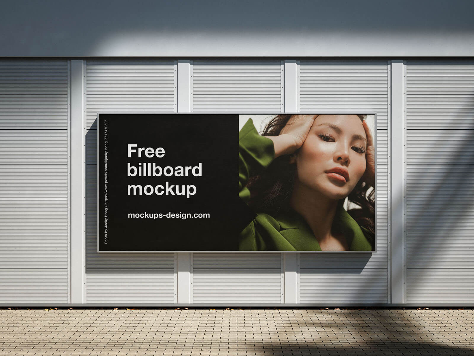 4 Free Customizable Mounted Billboard Mockup PSD Files