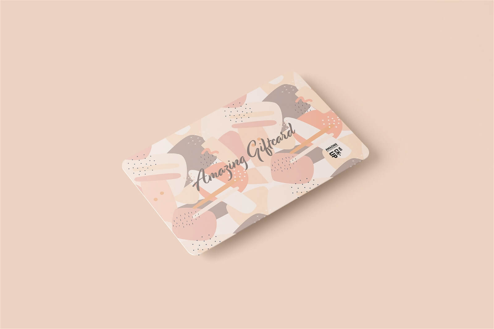 4 Free Gift Card With Holder Sleeves Mockup PSD Files