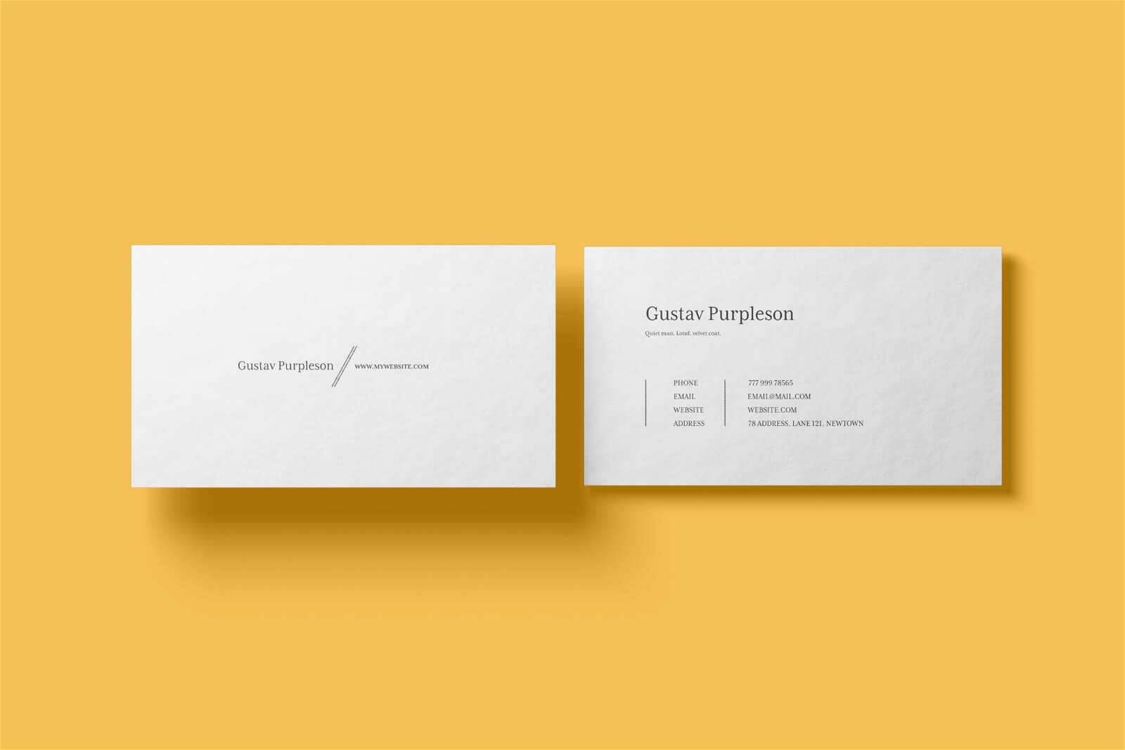 4 Free White Business Card Mockup PSD Files