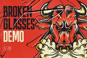 Free Broken Glasses Mockups & Textures