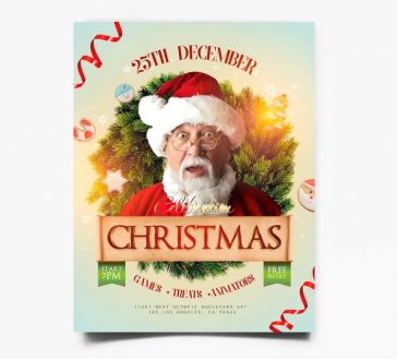 Free Christmas Flyer PSD Template