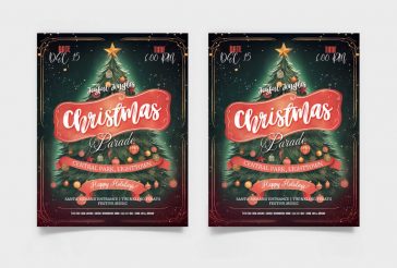 Free Christmas Parade Flyer PSD Template