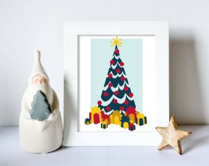 Christmas Photo Frame Mockup