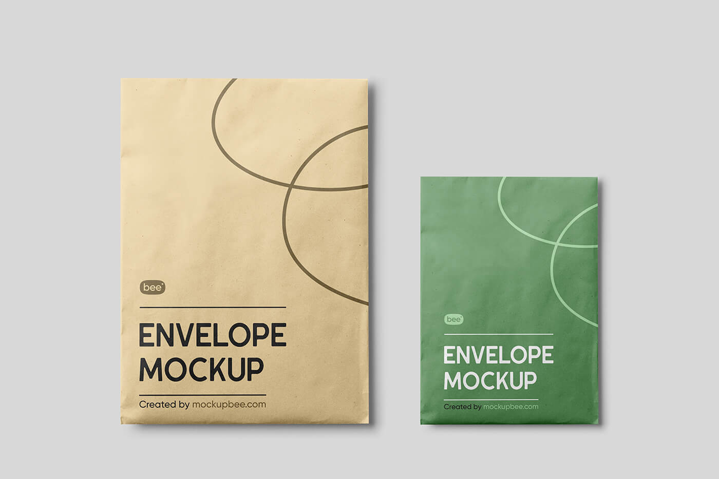 Free Corporate Envelope Mockup