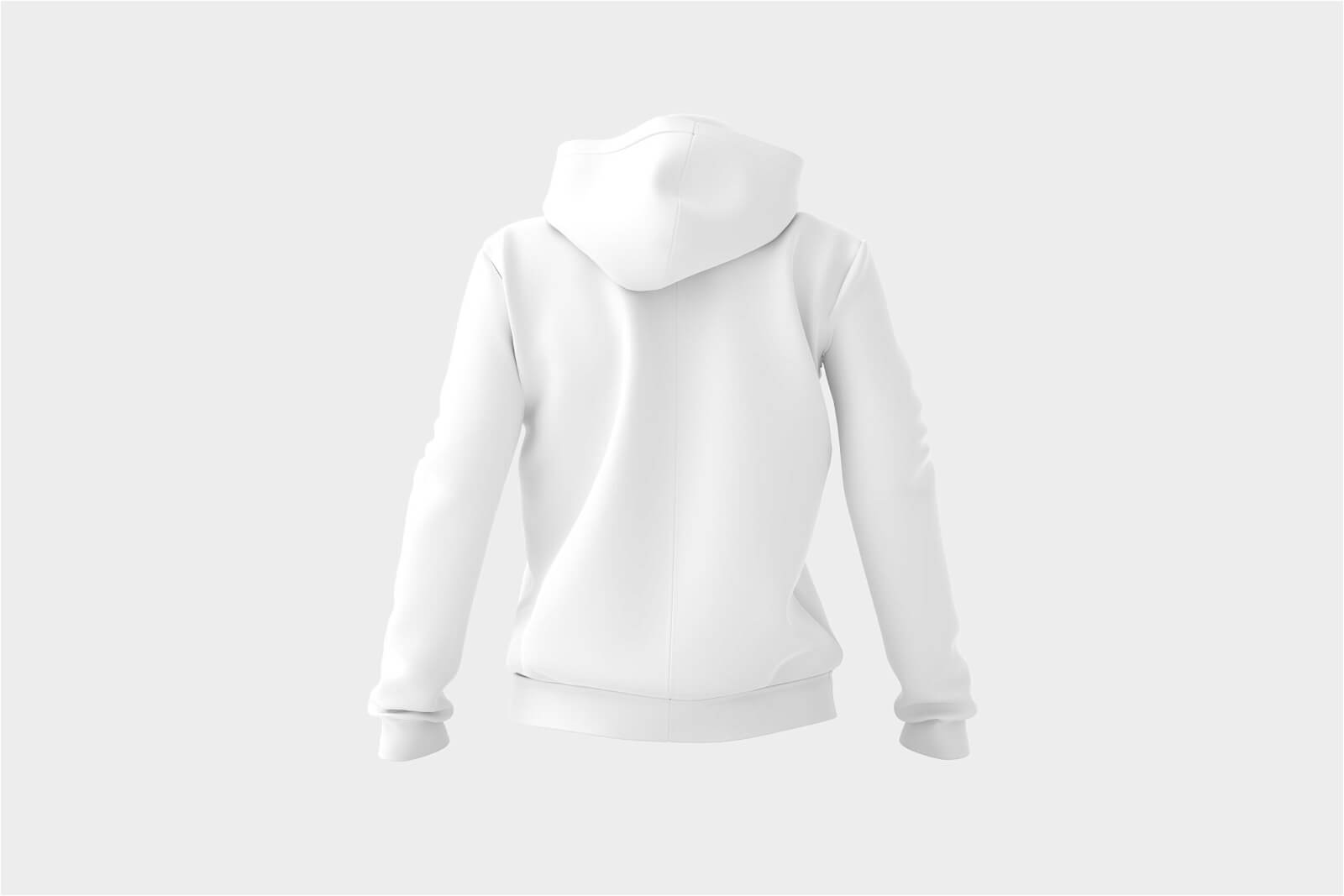 Free Front And Back Hoodie Mockup PSD Set