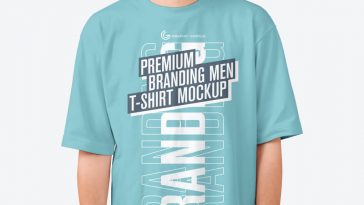 Free Premium Branding Men T-Shirt Mockup