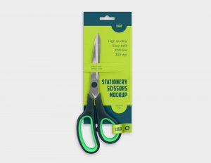 Free Scissors Mockup