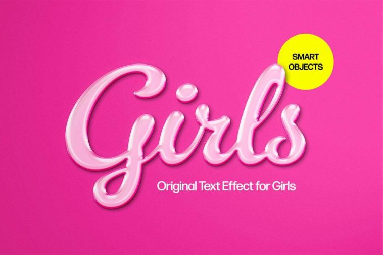 Girls Text Effect