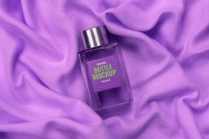 Free Perfume Bottle Mockup PSD