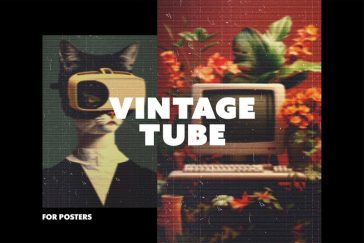 Old Tube TV Photo Effect