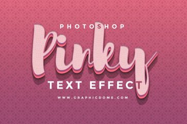 Pink Text Effect